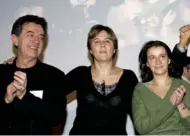  ??  ?? Yves Cochet, Dominique Voynet et Cécile Duflot.