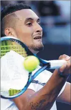  ??  ?? Australia’s Nick Kyrgios (left) and Serbia’s Novak Djokovic will be the only two players ranked in the world’s top 15 taking part in this weekend’s Davis Cup competitio­n.