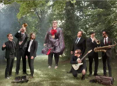  ?? McNair Evans ?? St. Paul &amp; the Broken Bones, featuring Paul Janeway, center, will perform at Stage AE Tuesday.