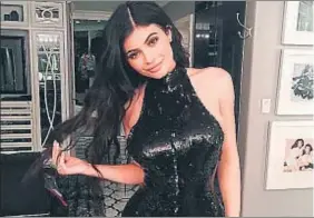  ?? INSTAGRAM ?? Kylie Jenner, de 19 años, es la pequeña de las hermanas Kardashian