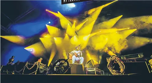  ?? Picture: Sebas Romero/Red Bull Content Pool ?? MOVED BY THE MUSIC Brazilian Seu Jorge performs during the Primavera Sound in Barcelona, Spain.