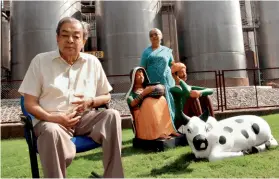  ?? SHAILESH RAVAL ?? LEGEND OF ANAND Verghese Kurien with his wife Molly in Ahmedabad