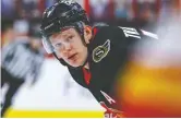  ?? ERROL MCGIHON ?? A new contract for Senators left wing Brady Tkachuk is now tops on the to-do list for general manager Pierre Dorion.