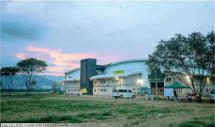  ?? ALDO NELBERT BANAYNAL ?? Cebu City’s NOAH Complex at the South Road Properties.