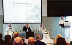 ?? Courtesy: Dubai Chamber ?? Sultan Bin Saeed Al Mansouri told delegates at the seminar that Slovenia is the second country to sign up for Expo 2020.
