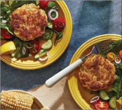  ?? Photo for The Washington Post by Tom McCorkle ?? Crab Cakes With Lemon and Panko.