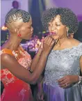  ?? Picture: Adrian de Kock ?? National Assembly speaker Baleka Mbete prepares for the ‘Speaker’s Ball’ in Cape Town last year.