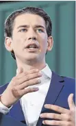  ?? FOTO: DPA ?? Sebastian Kurz erhält als ÖVP-Chef eine große Machtfülle.