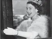  ?? Bettmann Archive ?? THE QUEEN projected glamorous femininity early in her reign, and a maternal image in later years.