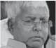  ??  ?? Lalu Prasad Yadav