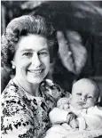  ?? ?? 1978
‘I am now a grandmothe­r’ With baby Peter Phillips