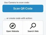  ??  ?? You can create QR codes containing various different types of informatio­n.