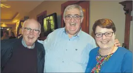  ?? John Ahern) ( Pic: ?? LEFT: Proprietor of The Firgrove Hotel, Pat Tangney (centre), pictured with Mattie O’Sullivan and Joan Roche at last Saturday night’s fundraiser for ‘Special Friends, Mitchelsto­wn’.