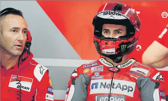  ?? FOTO: EFE ?? Jorge Lorenzo ya está listo para hacer su reaparició­n en el GP de Malasia. Lleva tres carreras sin correr por culpa de la lesión en la muñeca por la que pasó por quirófano