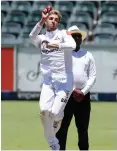  ?? ?? DUANNE Olivier is the leading wicket-taker in the Four-Day series, but is that enough to claim a starting berth for the first Test against India?