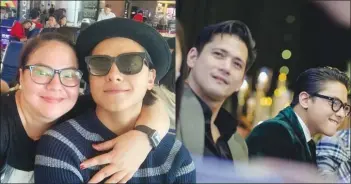  ??  ?? Karla Estrada remains grateful to Robin Padilla, who generously bought Daniel Padilla his first car in showbiz.