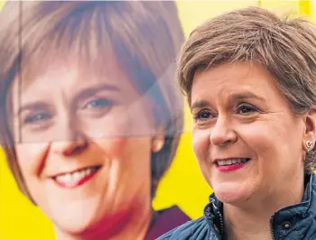  ?? ?? Nicola Sturgeon will visit Arbroath today to make the case for an SNP-led council.