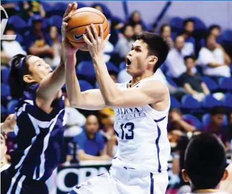  ?? UAAP `78 PHOTO ?? ASPIRANT. Former National University (NU) Bulldogs mainstay Reden Celda, who hails from Davao City, is among the 55 rookie applicants in the 2016 PBA Draft Combine set Sunday at Robinsons’ Midtown in Ermita, Manila.