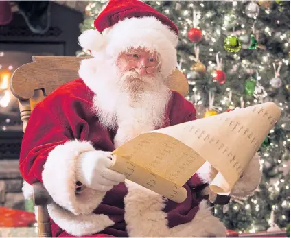  ?? Pictures: GETTY; PA ?? INTERESTIN­G READING: Father Christmas dates back to the time of Henry VIII. Below: Michael Heseltine