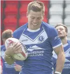  ??  ?? Swinton Lions’ Chris Atkin