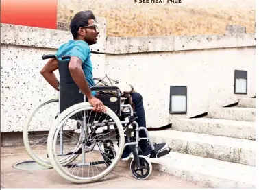  ??  ?? The lack of disability-friendly facilities at brick-and-mortar institutio­ns poses a challenge to people with disabiliti­es when pursuing education.