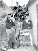  ??  ?? Skiffle band The Saints