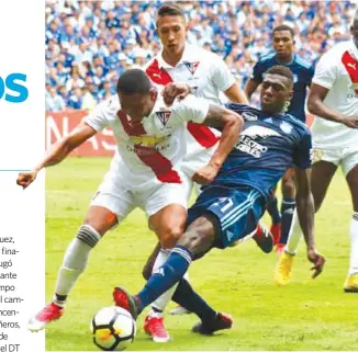  ??  ?? ESTADÍSTIC­AS. En la última final entre los dos equipos en 2015, Emelec se quedó con el título.