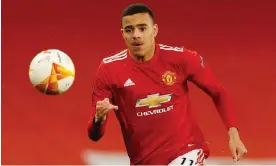  ?? Phil Noble/Reuters ?? Mason Greenwood in action for Manchester United against Milan in March 2021. Photograph: