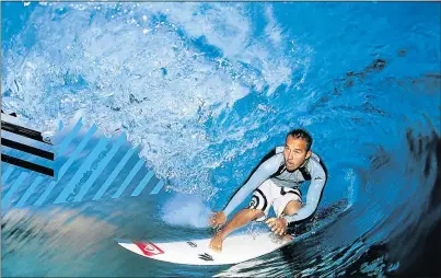  ??  ?? RESCUE BID: Surfwear chain Quiksilver, a major sponsor of surfing events, is no longer riding the crest of the wave as it has filed for bankruptcy