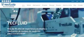  ??  ?? La nueva web actualizad­a de Tecfluid es más intuitiva y facilita el proceso de descargas de informació­n.