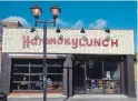  ?? DAVID BEBEE WATERLOO REGION RECORD ?? Harmony Lunch on King Street in Waterloo closes for good this month.