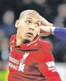  ??  ?? Fabinho has not exactly set the world on fire since joining Liverpool and, below, Naby Keita has failed to live up to his expensive price tag for the Reds and did not feature yesterday
