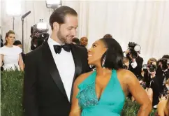  ??  ?? Tennis star, Serena Williams (R) with boyfriend Alexis Ohanian