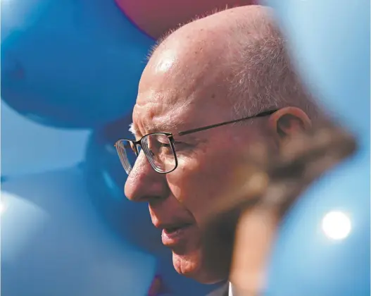  ?? AAP Image / Mick Tsikas ?? Governor-general David Hurley at a launch in Canberra last month.