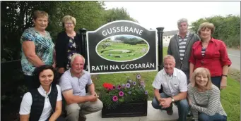  ??  ?? Gusserane Tidy Villages Group celebratin­g a great year: Back Row (l-r) Mary Ann O’Brien, Kathleen Corcoran, Tony Power and Eileen Lacey. Front (l-r) Bridie Breen, John Kearns, Ger Breen and Ann O Hanlon.