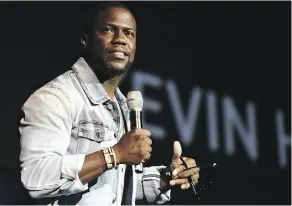  ?? GETTY IMAGES ?? Kevin Hart, who has made anti-gay comments in the past, said on Instagram that people can change, grow and evolve.