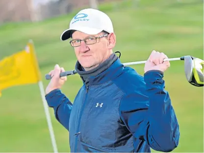  ??  ?? Family and friends have been left shocked by the death of golf-loving Scott Stewart.