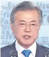  ??  ?? Moon Jae-in