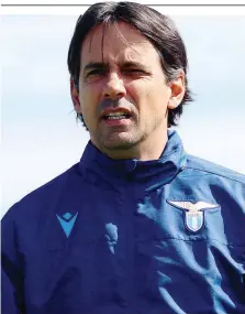  ?? GETTY ?? Simone Inzaghi, 44 anni, guida la Lazio dal 2016