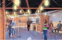  ?? COURTESY OF THE UNIVERSITY OF NEW MEXICO ?? This proposed taproom would be built in the University of New Mexico’s Student Union Building.