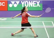  ?? PBSI ?? TAK TERDUGA: Ruselli Hartono mengalahka­n bintang muda Korea Selatan An Se-young pada ajang Hongkong Open 2019 kemarin (14/11).