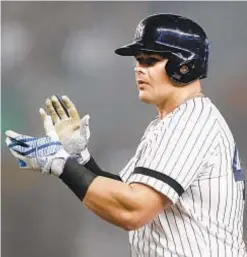 ??  ?? Luke Voit has been on the injured list with an abdominal strain, but is likely to be activated Saturday.