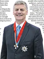  ??  ?? Bill English: Bill who?