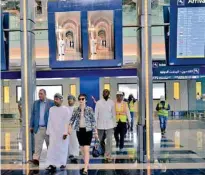  ?? – Supplied photo ?? TOP LEVEL: Fang Liu, visited the New Muscat Airport with the Chief Executive Officer of the Public Authority for Civil Aviation, Mohammed Nasser Al Azaabi.