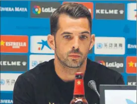  ?? FOTO: RCDE ?? Víctor Sánchez se va con una espina por la mala temporada y acabar en Segunda