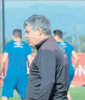  ?? FOTO: GIRONA FC ?? Onésimo Redondo, durante un entrenamie­nto de esta pretempora­da