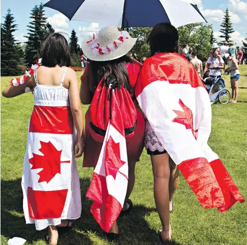  ?? CODIE MCLACHLAN / POSTMEDIA NEWS FILES ?? The maple leaf on the Canadian flag tells no story of our country, writes C.P. Champion.