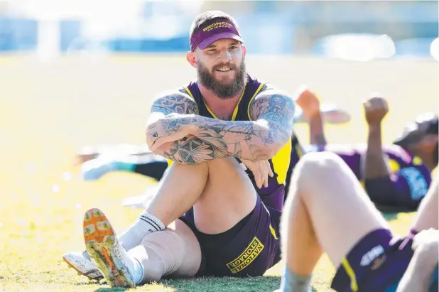  ?? Picture: AAP ?? ON SIDELINE: Josh McGuire will miss the Brisbane Broncos game against North Queensland Cowboys due to a contrary conduct suspension.