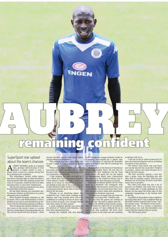  ?? Picture: Backpagepi­x ?? Aubrey Ngoma.