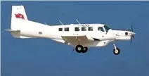  ?? PHOTO: YOUTUBE ?? A New Zealand-made Pacific Aerospace P-750 XSTOL was spotted at a North Korea air show in 2016.